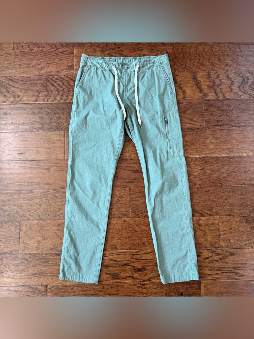 Vuori Women’s Ripstop Pants Green Small Drawstring Pull On Stretch VW401